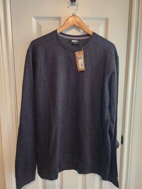 Eddie Bauer Pullover Sweater Everyday Crew Size TL Gray NWT